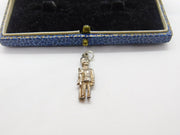 Sterling Silver Beefeater Soldier Figurine Charm Pendant Vintage c1970