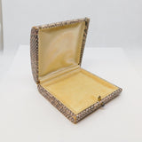 Victorian Faux Leather Ducal Coronet Jewellery Box Antique c1880s