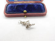 Sterling Silver Ballerina Charm Pendant Vintage c1970