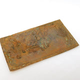 19th Century French Gold Fronted Hippocrates Painting Plaque Antique c1860