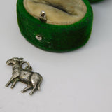 Sterling Silver Mule Charm Pendant Vintage c1970