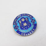 Sterling Silver & Enamel 'Home & Colonial College' Brooch Antique Birmingham