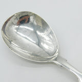 Victorian Sterling Silver Fiddle Pattern Tea Caddy Spoon Antique 1872 London