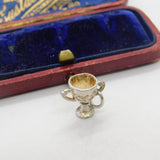 Sterling Silver Cup or Trophy Charm Pendant Vintage c1970