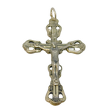 Sterling Silver Crucifix Cross Charm Pendant Vintage c1970