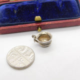 Sterling Silver Classical Bowl Charm Pendant Vintage c1970