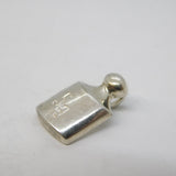 Sterling Silver 5g Weight Form Charm Pendant Vintage c1970