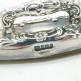 Sterling Silver Floral Pattern Miniature Nail Buffer Vintage 1997 Birmingham