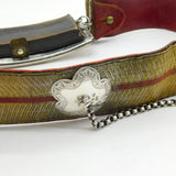 Victorian Sterling Silver Anglo-Indian Officers Military Crossbelt Antique 1898