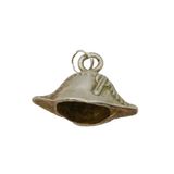 Sterling Silver Admiral's Hat Maritime Navy Charm Pendant Vintage c1970s