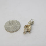 Sterling Silver Scottish Highland Bagpiper Charm Pendant Vintage c1970