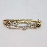 Sterling Silver Celtic Knot Studio Brooch Pin Contemporary c1990