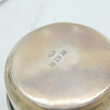 Mid-Century Sterling Silver Tea Strainer on Bowl Vintage 1961 Birmingham