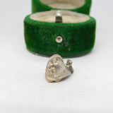 Sterling Silver Police Helmet Charm Pendant Vintage c1970