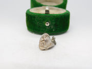 Sterling Silver Police Helmet Charm Pendant Vintage c1970