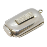 Victorian Sterling Silver Novelty Sliding Vesta Case Antique 1887 London
