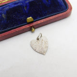 Sterling Silver Heart of Charity Charm Pendant Vintage c1970
