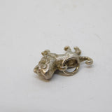 Sterling Silver Bold Lion Charm or Pendant Vintage c1970