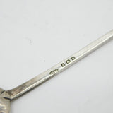 Sterling Silver Cast Terrier Top Novelty Teaspoon Antique 1932 Birmingham
