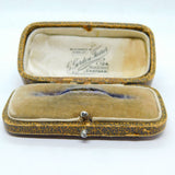 Edwardian Faux Leather Brooch Jewellery Box 'Chatham High Street' Antique