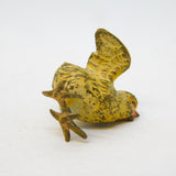 19th Century Cold Painted Vienna Bronze Baby Chick Figurine Antique c1860s