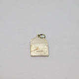 Sterling Silver Bude Milestone Charm Pendant Vintage c1970