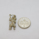 Sterling Silver St Christopher Travel Charm Pendant Vintage c1970