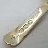 George III Sterling Silver Lined Edge Tea Caddy Spoon Antique 1798 London