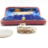 Sterling Silver Little Openable Steam Engine Charm Pendant Vintage c1970