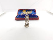 Sterling Silver Glass Beacon Charm Pendant Vintage c1970