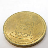 Scottish Bells Whisky Brass Medal Medallion Scottish Open Golf Vintage