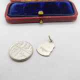Sterling Silver & Enamel Brighton Crest Charm Pendant Vintage c1970