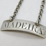 George III Sterling Silver Madeira Decanter Label or Ticket Antique c1800