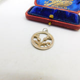Sterling Silver Scottish Thistle Charm Pendant Vintage c1970
