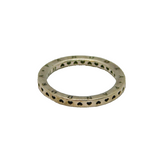 Sterling Silver Heart Cut Out Stacking Band Ring Contemporary c2010 Size L