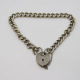Sterling Silver Curb Link Charm Bracelet Vintage 1965 Birmingham