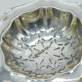 Art Deco Sterling Silver Floral Pattern Tea Strainer Antique 1912 Sheffield