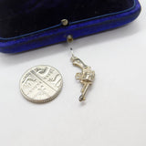 Sterling Silver Pistol Form Charm Pendant Vintage c1970