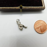 Sterling Silver Lincoln Imp Charm Pendant Vintage c1970