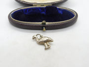 Sterling Silver Walking Ostrich Charm Pendant Vintage c1970