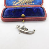 Sterling Silver Venetian Gondola Charm Pendant Vintage c1970