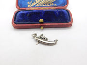 Sterling Silver Venetian Gondola Charm Pendant Vintage c1970