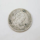 King George III Silver Emergency Shilling & Sixpence Bank Token Antique Fair