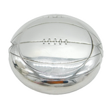 George V Sterling Silver Novelty Football Form Snuff Box Antique 1920 Birmingham