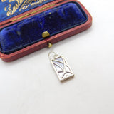 Sterling Silver Rennie Mackintosh Style Charm Pendant Vintage c1970