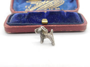 Sterling Silver Little Doggy Charm Pendant Vintage c1970