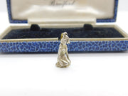 Sterling Silver Virgo the Zodiac Symbol Charm Pendant Vintage c1970