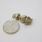 Sterling Silver Mexican Drummer Charm Pendant Vintage c1970