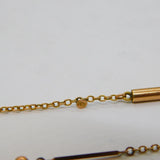 Victorian 9ct Rose Gold Fancy Link Chain Necklace Antique c1890s