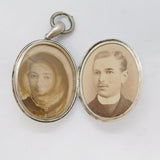 Victorian Aesthetic Movement Sterling Silver Sweetheart Locket Antique 1879